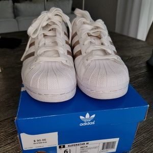 Adidas superstar Rose Gold
